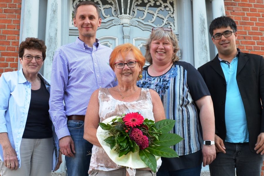 Der neue Fraktionsvorstand: Rita Marcussen (Geschäftsführerin), Martin Ahrens (1. stellv. Vorsitzender), Edda Lessing ( Vorsitzende), Cordula Schultz (2. stellv. Vorsitzende), Dr. Christopher Schmidt (3. stellv. Vorsitzender)