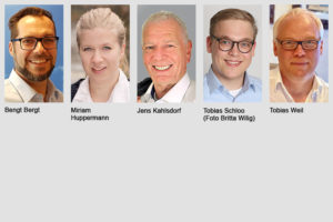 Bengt Bergt, Miriam Huppermann, Jens Kahlsdorf, Tobias Schloo, Tobias Weil