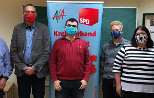 v.L.: Andreas Roß, Ullrich Gailun, Benjamin Larcher, Jens Wersig, Aurelia Kreutzmann, Bengt Bergt