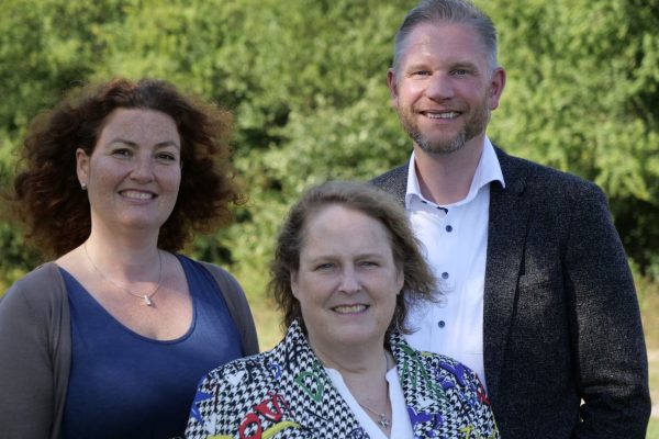 SPD-Kreisvorsitzende Katrin Fedrowitz (Mitte) mit ihren Stellvertretern Melanie Sabine Klein und Dirk Wehrmann.